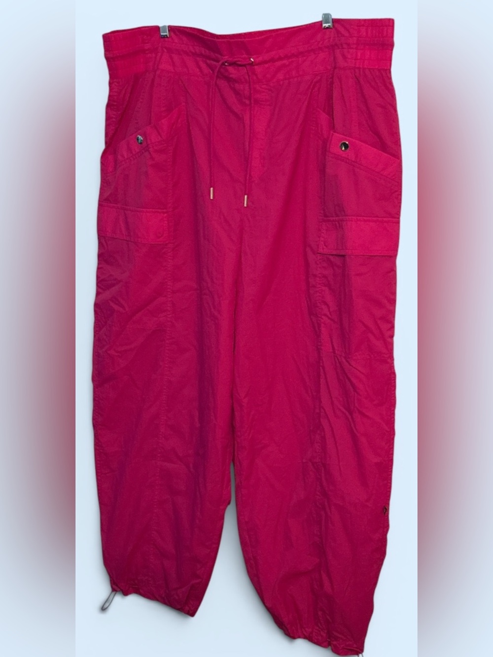 Athleta Fuchsia Cargo Track Joggers